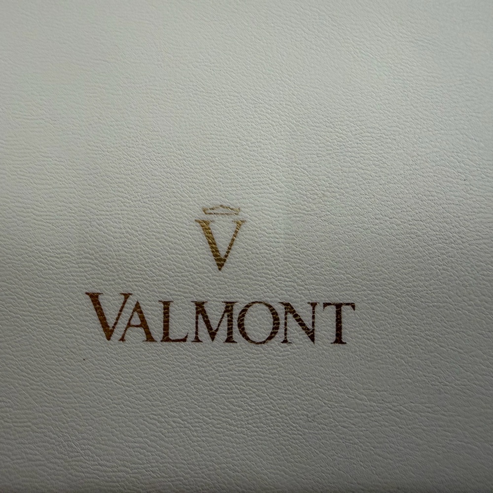Valmont Cream Cosmetic Bag with Gold Accents - Picture 2 of 4